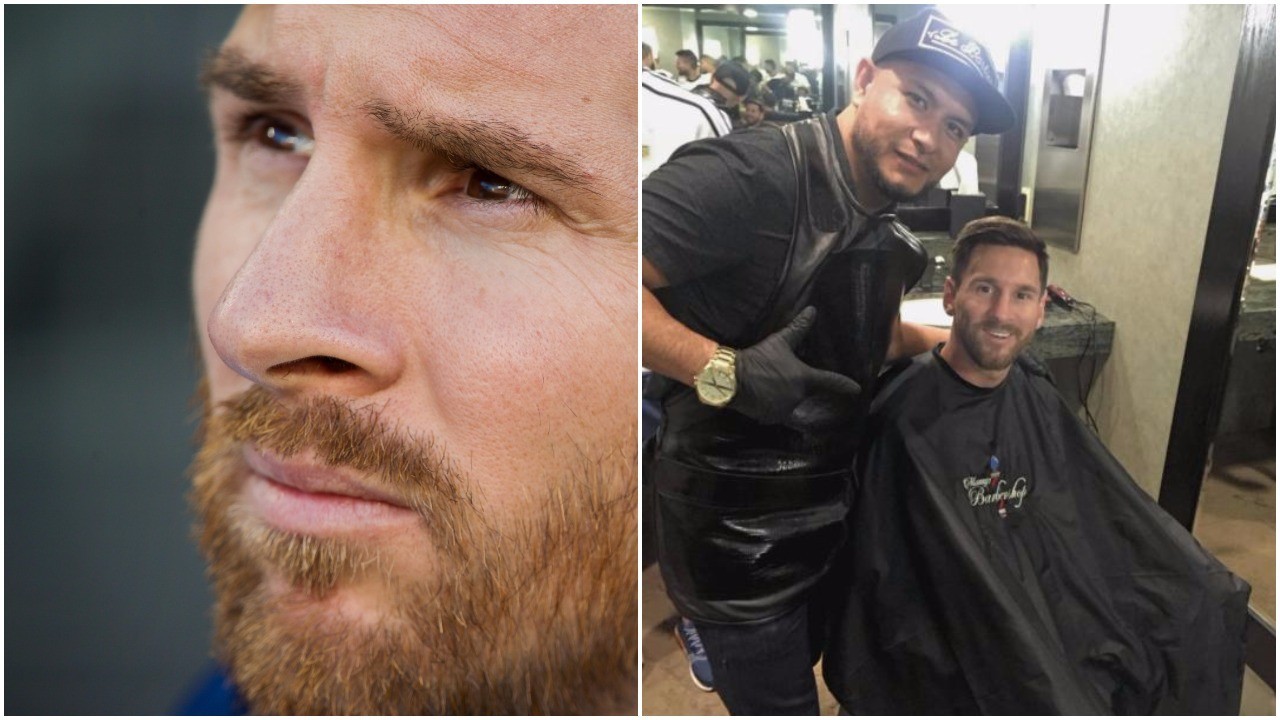 O surpreendente novo look de Messi