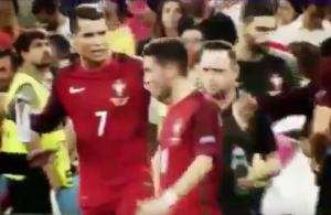 Moutinho não queria marcar e Ronaldo obriga-o