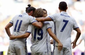 Cristiano Ronaldo marcou e descansou na goleada do Real Madrid
