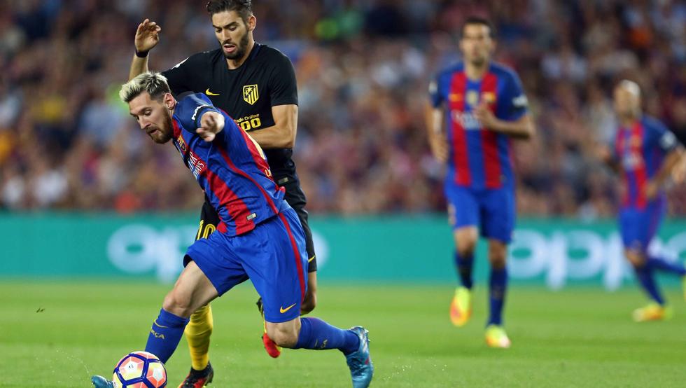 Barcelona e Atlético anulam-se num jogo em que Messi saiu lesionado