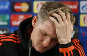 Schweinsteiger excluído dos inscritos da Liga Europa