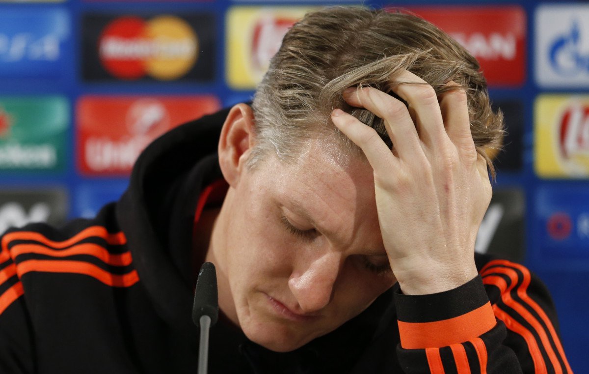 Schweinsteiger excluído dos inscritos da Liga Europa