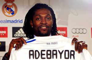 Jornalista italiano fez o rídiculo e anunciou Adebayor como reforço do Real Madrid