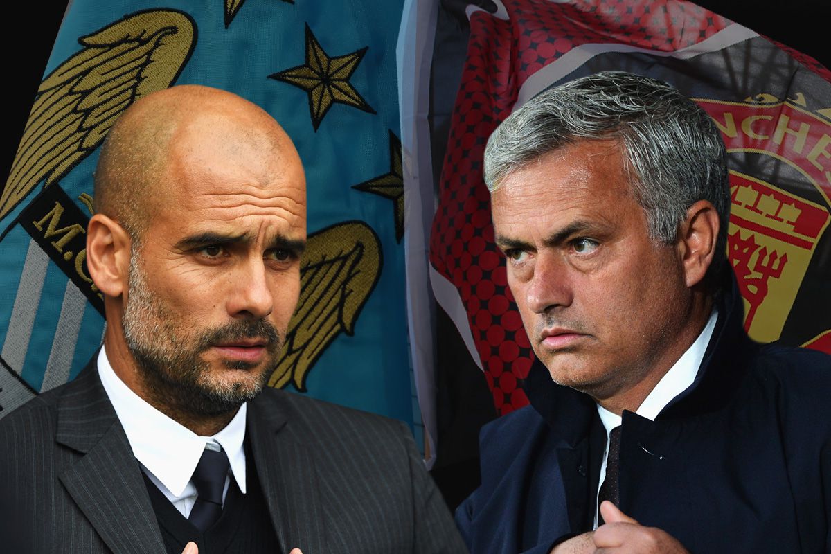 Os onzes de Guardiola e Mourinho para o derby de Manchester