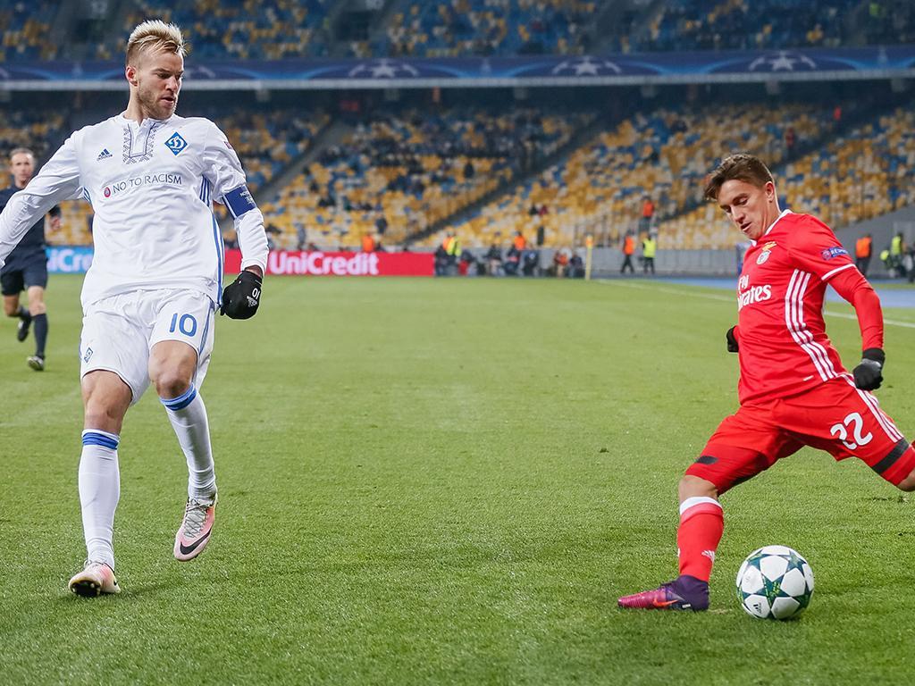 Yarmolenko falha encontro com o Benfica
