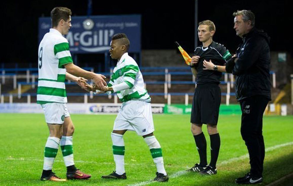 Com apenas 13 anos já joga pelas reservas do Celtic!