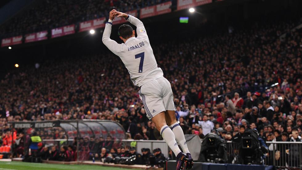 Real Madrid cilindra Atlético de Madrid com hat-trick de Cristiano Ronaldo