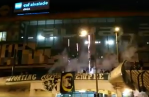 Houve fogo-de-artifício em Alvalade após a vitória sobre o Moreirense