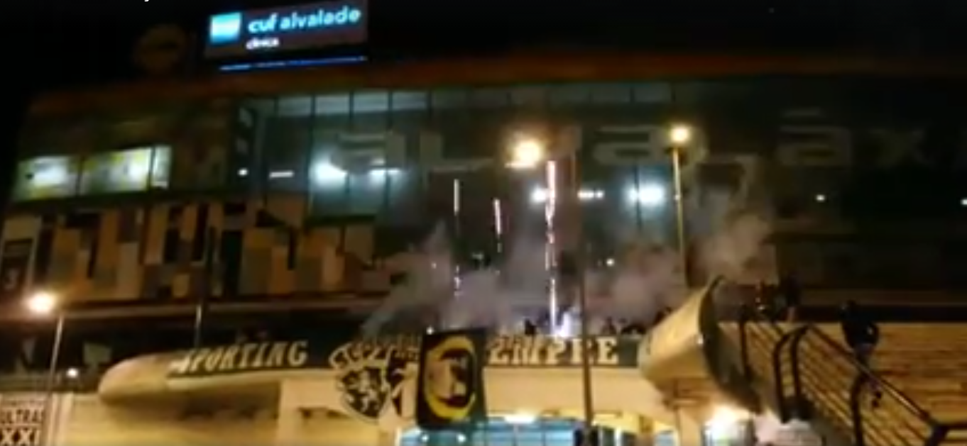 Houve fogo-de-artifício em Alvalade após a vitória sobre o Moreirense