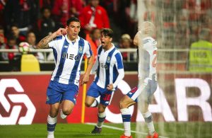 Maxi Pereira explica o porquê do efusivo festejo no Estádio da Luz