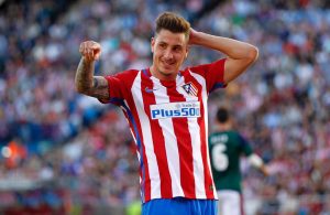 Giménez é a grande novidade no onze do Atlético de Madrid
