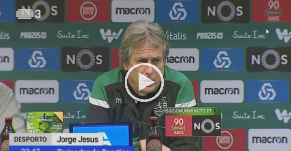 Jorge Jesus depois da vitória