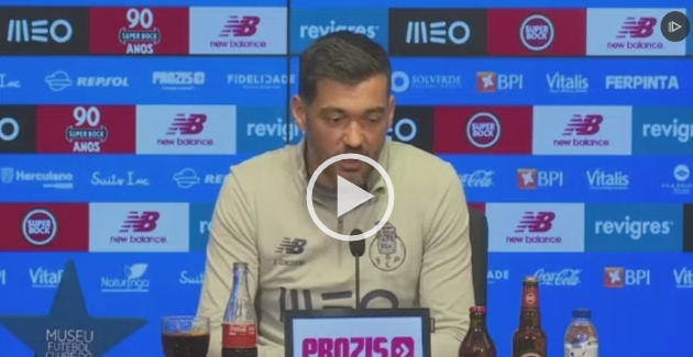 [VÍDEO] Sérgio Conceição deixa mensagem aos Super Dragões