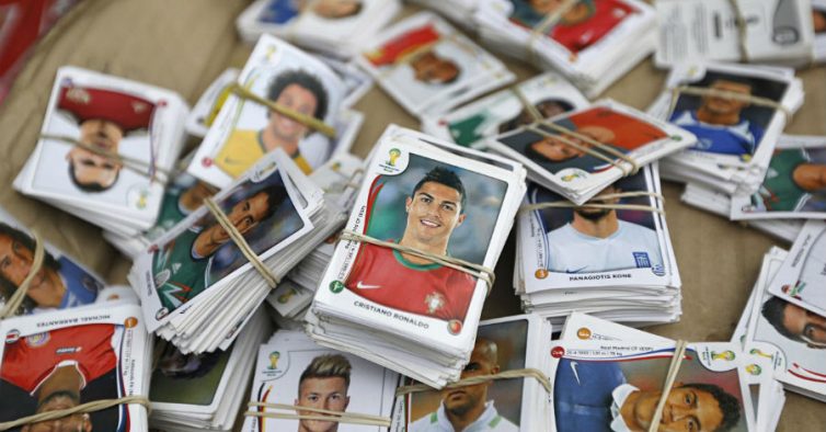 São estes os cromos mais raros? Colecionadores dizem que sim.