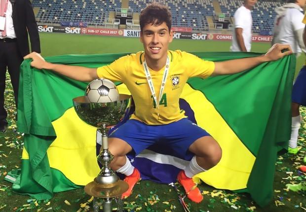 Atl. Madrid, Man City e Roma na pista da nova promessa brasileira.