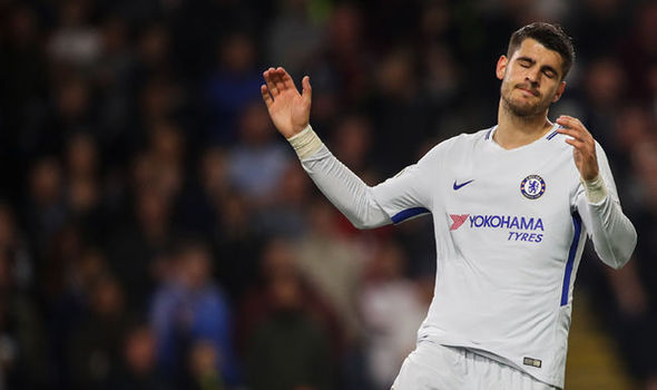 Morata falhou o alvo de forma incrível.