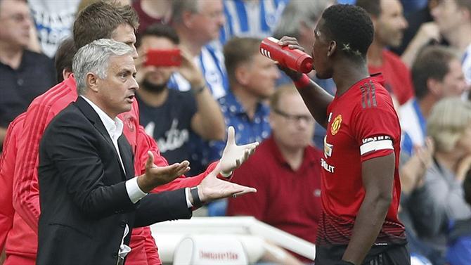 Mourinho e Pogba: Confronto de Titãs.