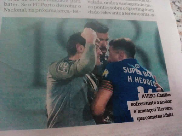 Casillas “ameaça” Herrera