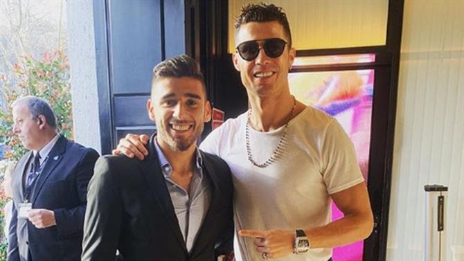 Salvio encontrou-se com CR7!