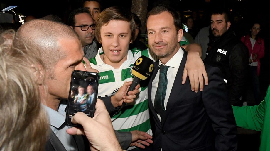 Sporting recebido em festa