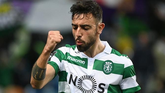Bruno Fernandes atento ao Sporting