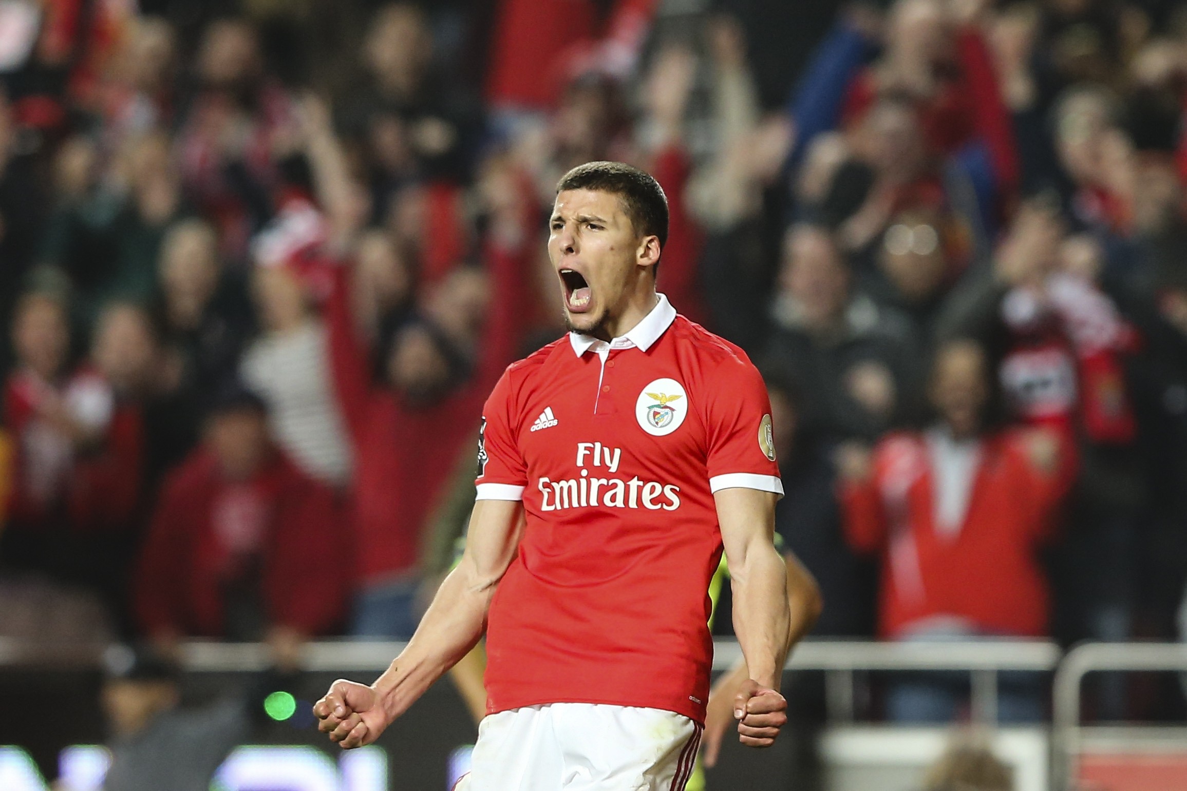 Jogadores do Benfica eufóricos