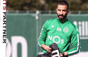 Rúben Amorim sempre atento nos treinos para a nova etapa de Sporting.