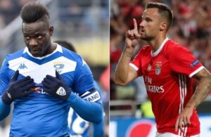 Nova dupla de ataque do Besiktas: Seferovic e Balotelli.