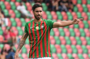 Rodrigo Pinho na pista das “Águias”.