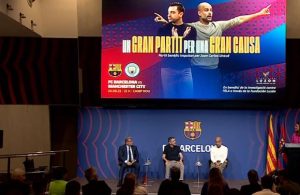 Guardiola esteve a falar sobre Bernardo Silva com presidente do Barcelona